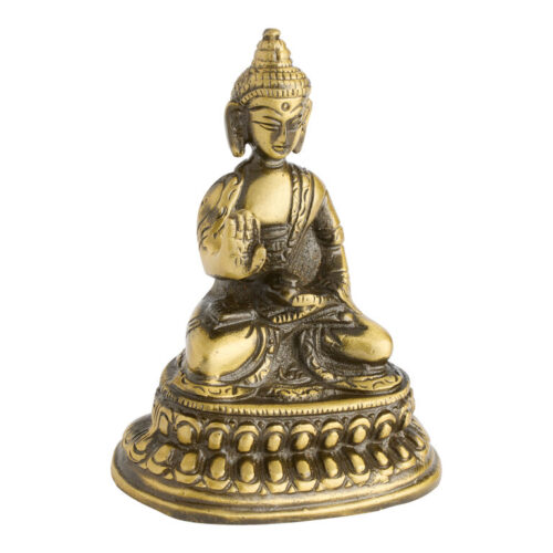 Antique Gold Sitting Buddha Tabletop Decor