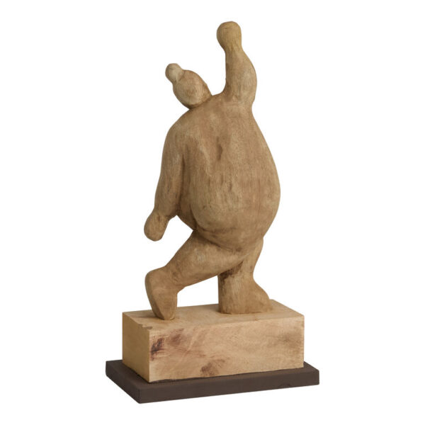 CRAFT Natural Wood Yoga Lady Reverse Warrior Decor CRAFT Natural Wood Yoga Lady Reverse Warrior Decor