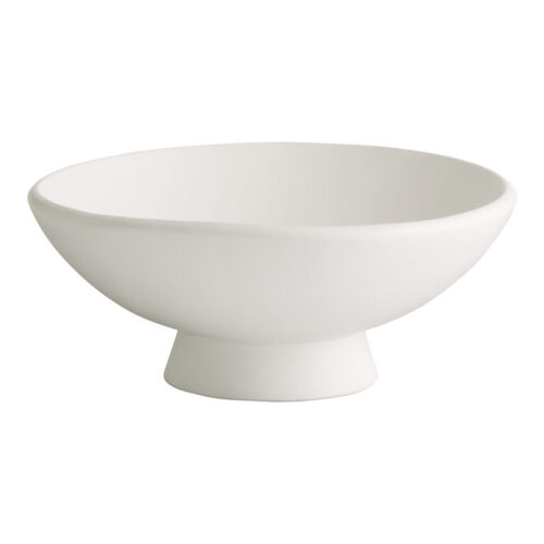 CRAFT Whitewash Terracotta Pedestal Bowl Decor