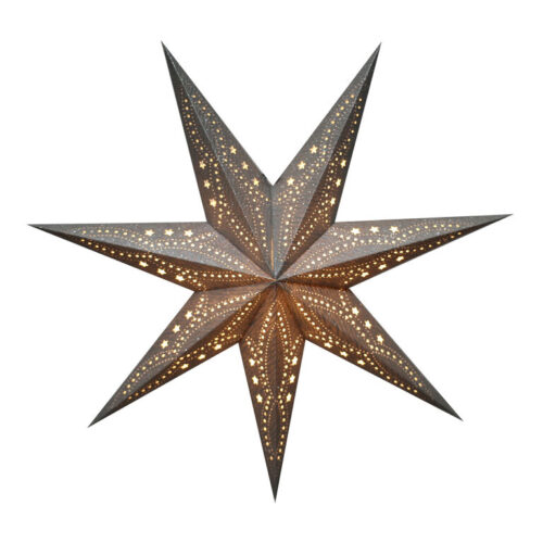 Metallic Paper Cutout Star Hanging Decor