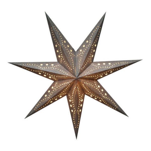 Metallic Paper Cutout Star Hanging Decor