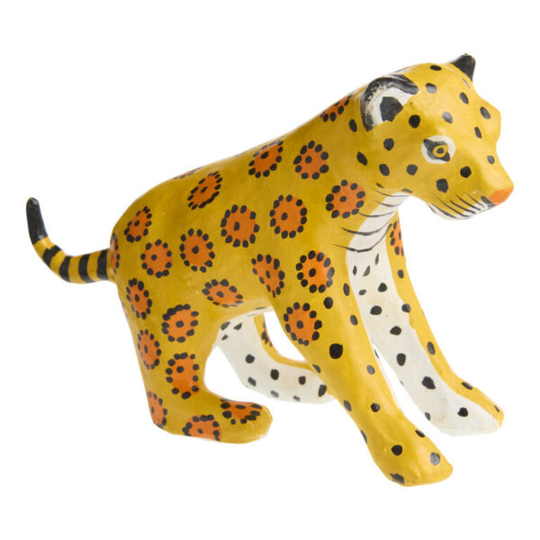 Paper Mache Hand Painted Cheetah Decor
