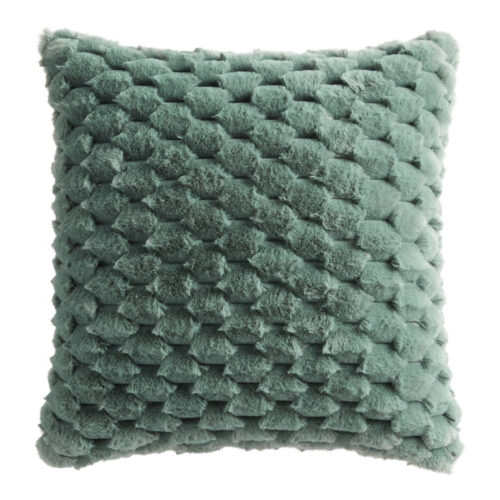 Plush Diamond Sculpted Throw Pillow