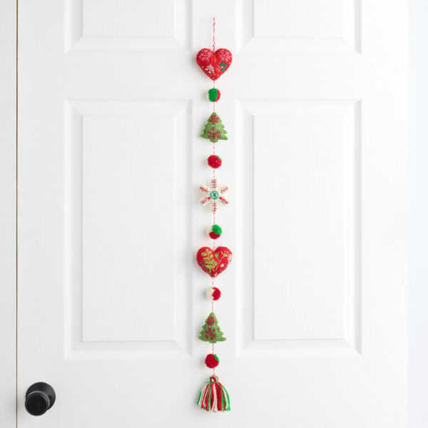 Wool Holiday Icon Hanging Decor