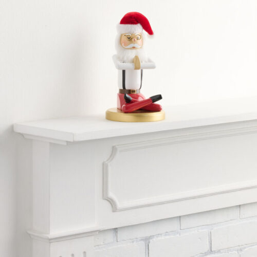 Yoga Santa Nutcracker Decor