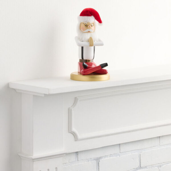 Yoga Santa Nutcracker Decor