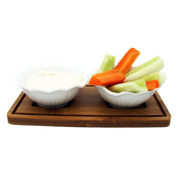 Classy Ceramic Bowls - White - Set Of 2 Classy Ceramic Bowls - White - Set Of 2