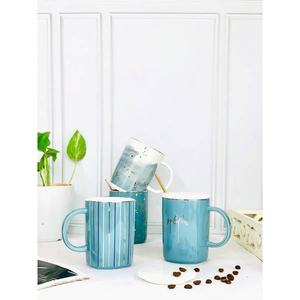 Coffee Mug - Powder Blue - Ceramic - 300ml - Single Piece Coffee Mug - Powder Blue - Ceramic - 300ml - Single Piece