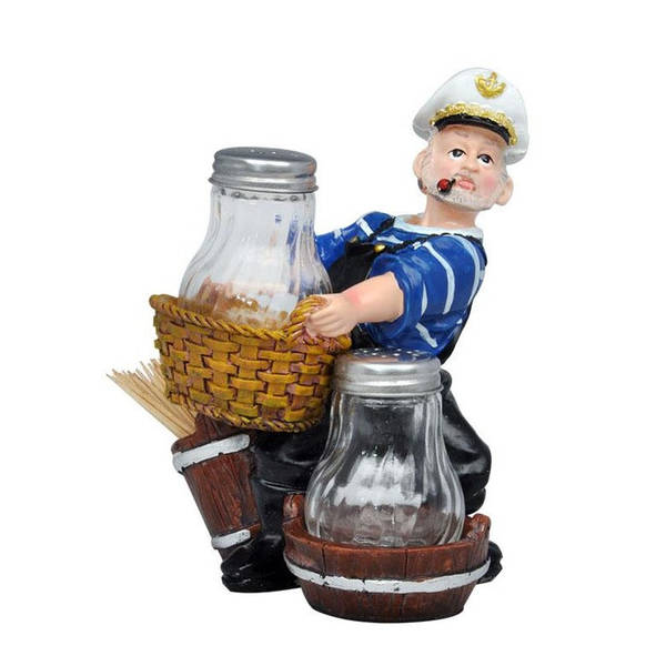 Sailor Salt Pepper Shakers And Toothpick Holder Sailor Salt Pepper Shakers And Toothpick Holder