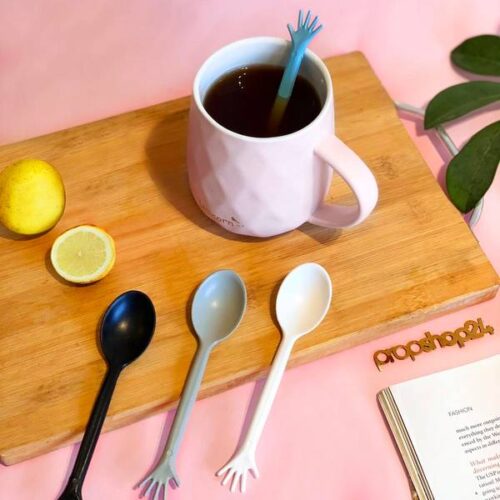 Tea Spoon - Hand Shaped - Set Of 4 Tea Spoon - Hand Shaped - Set Of 4