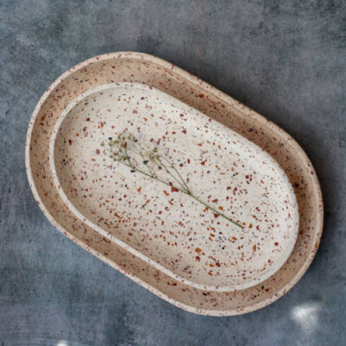 Tray - Fika - Oval - Single Piece